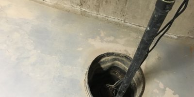 Basin and Sump Pump Installation